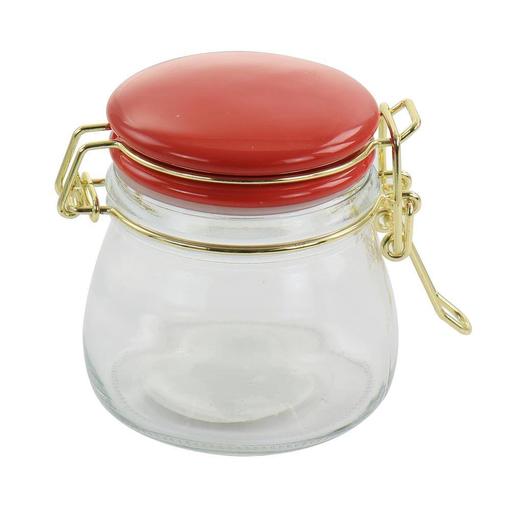 None 6-Piece 5 oz. Glass Jars with Lids