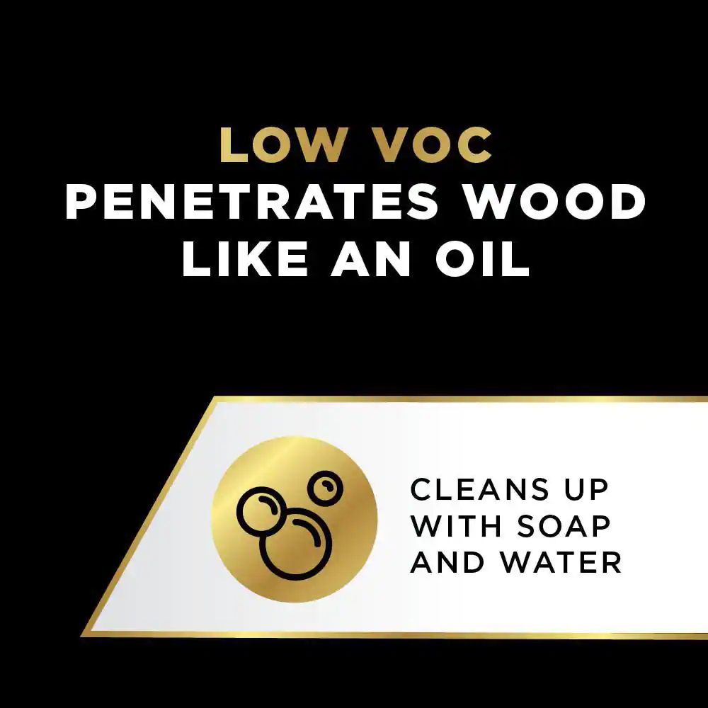 Olympic Elite 1 Gal. Kona Brown Woodland Oil Transparent Stain and Sealant in One Low VOC