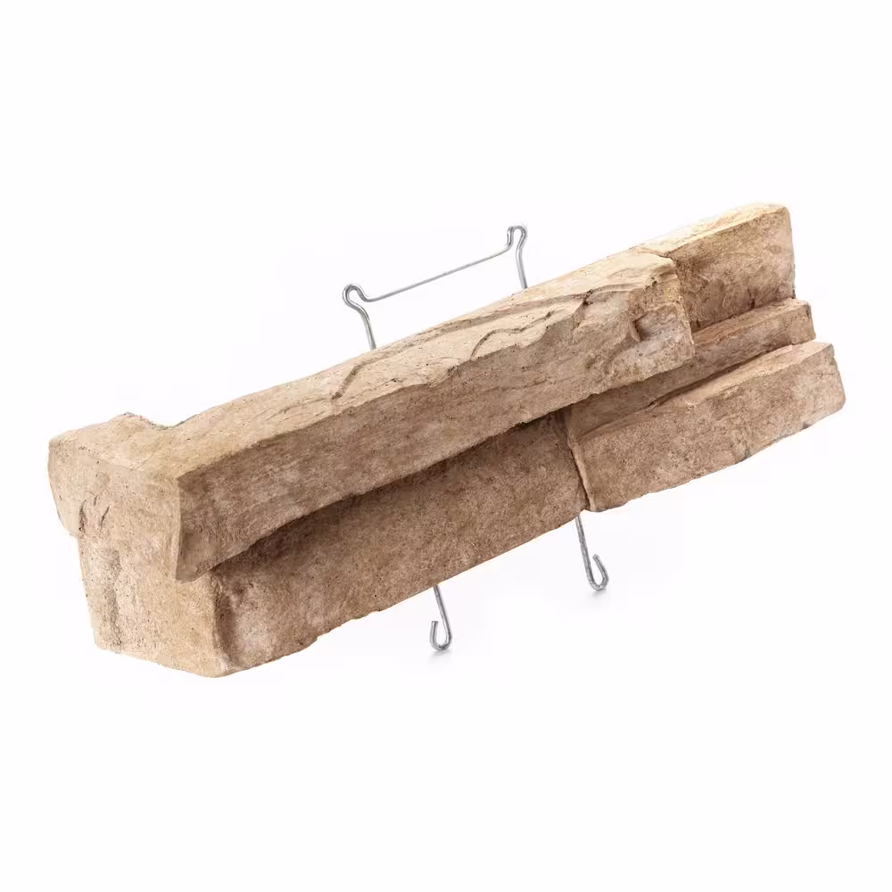 ClipStone Teton Grey ProStack Flats 4 in. x 8 in. to 20 in Siding - 5 SF