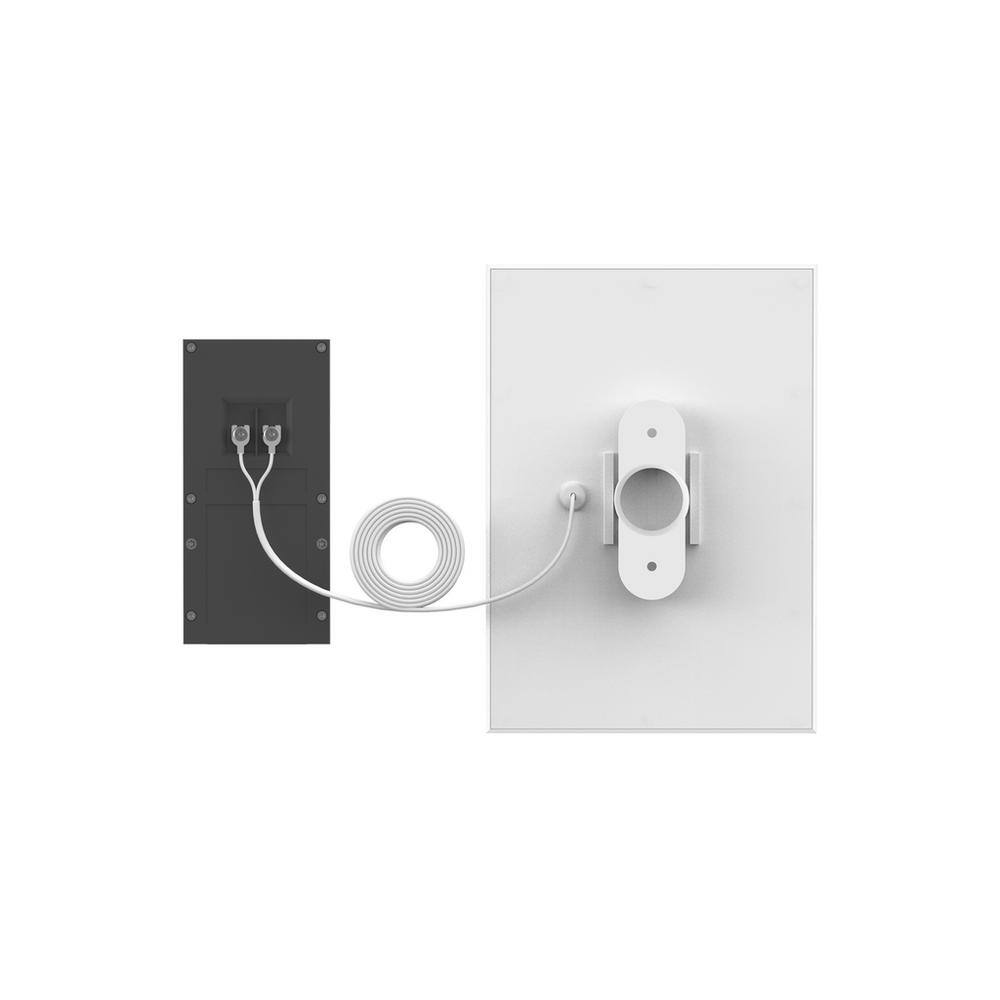 Ring White Solar Panel for Video Doorbell 3 and Video Doorbell 4