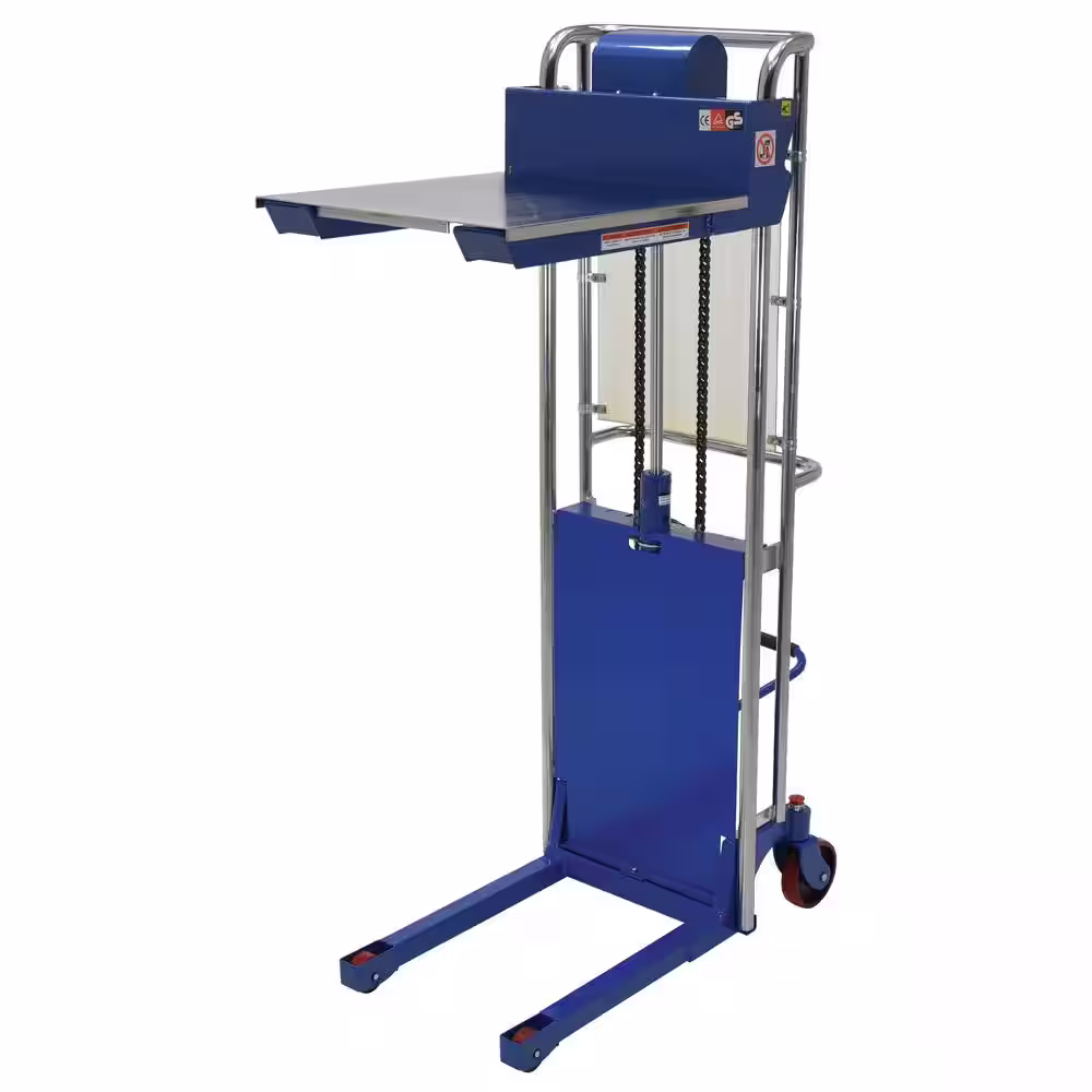 Vestil 70 in. x 36 in. x 23 in. Foot Pump Steel Hefti-Lift