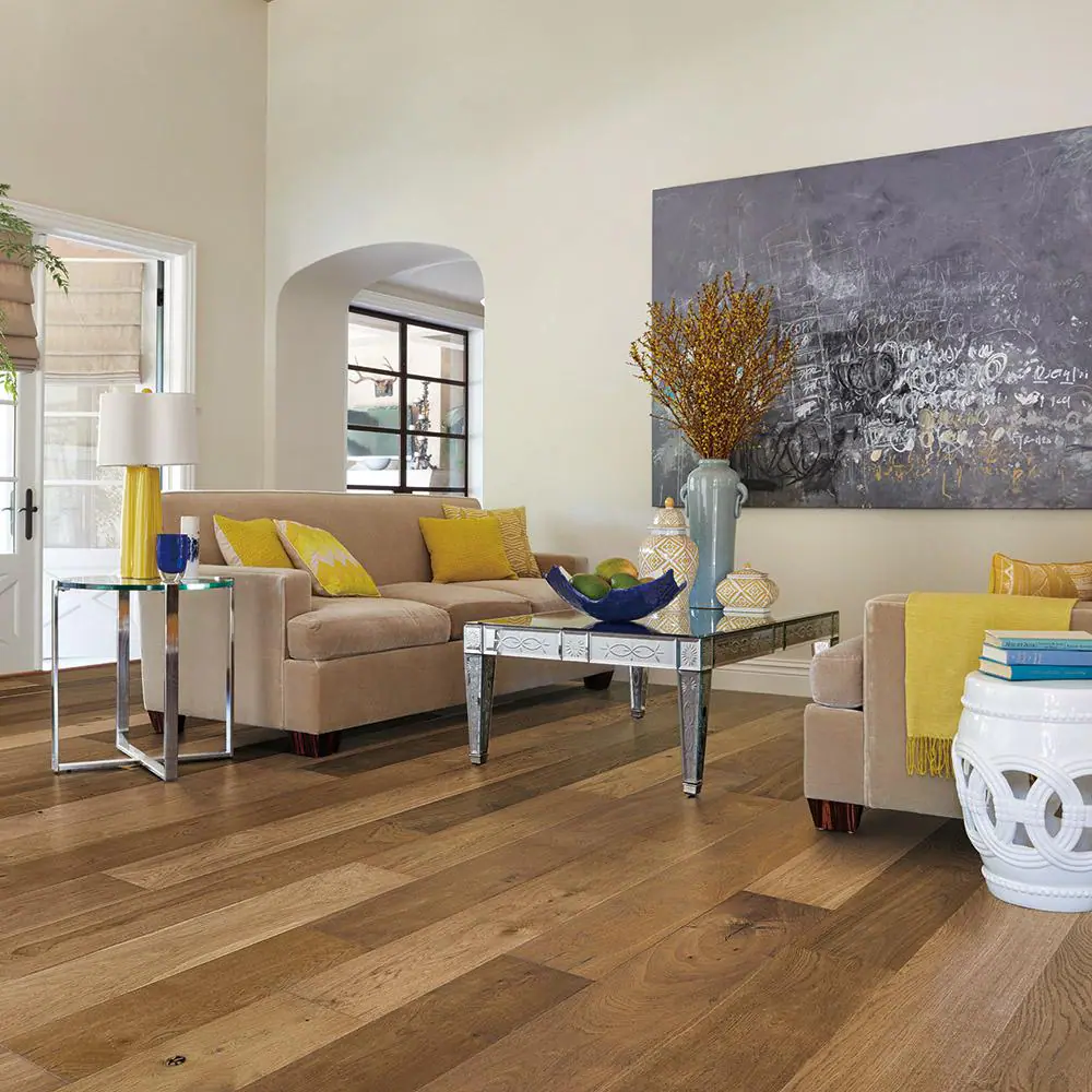 Malibu Wide Plank Vanderbilt French Oak 1/2 in. T x 7.5 in. W Water Resistant Wirebrushed Engineered Hardwood Flooring (23.4 sq. ft./case)