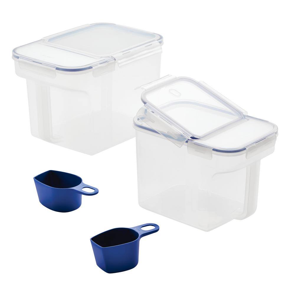 None Storage 4-Piece Food Storage Container and Scoop Set