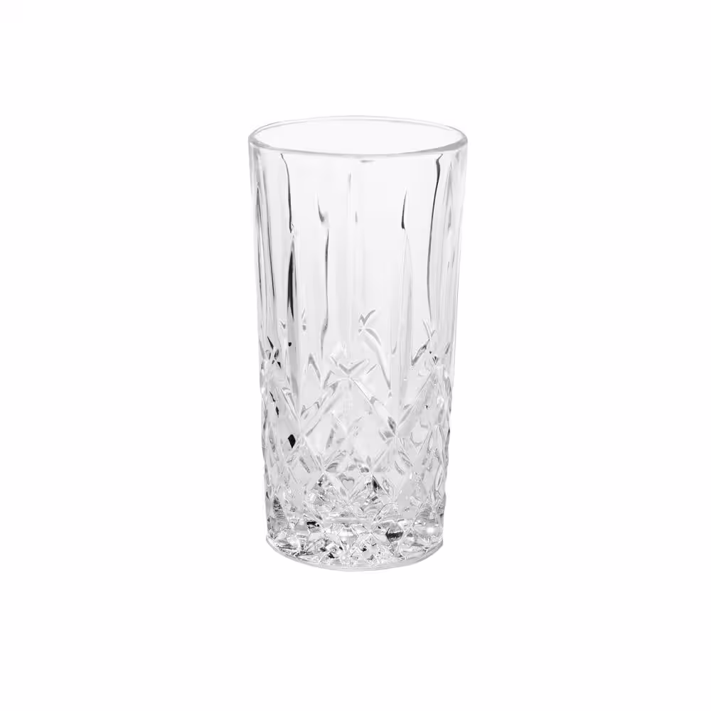 None Markham 13 fl. oz. Crystal Hi Ball Glass Set (Set of 4)