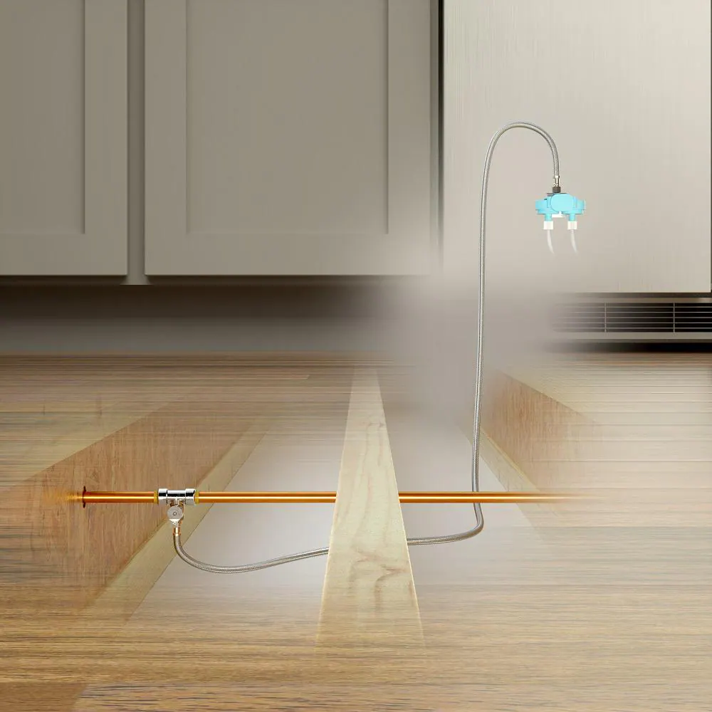 SharkBite 1/2 in. x 1/4 in. x 10 ft. Brass Push-to-Connect Ice Maker Installation Kit