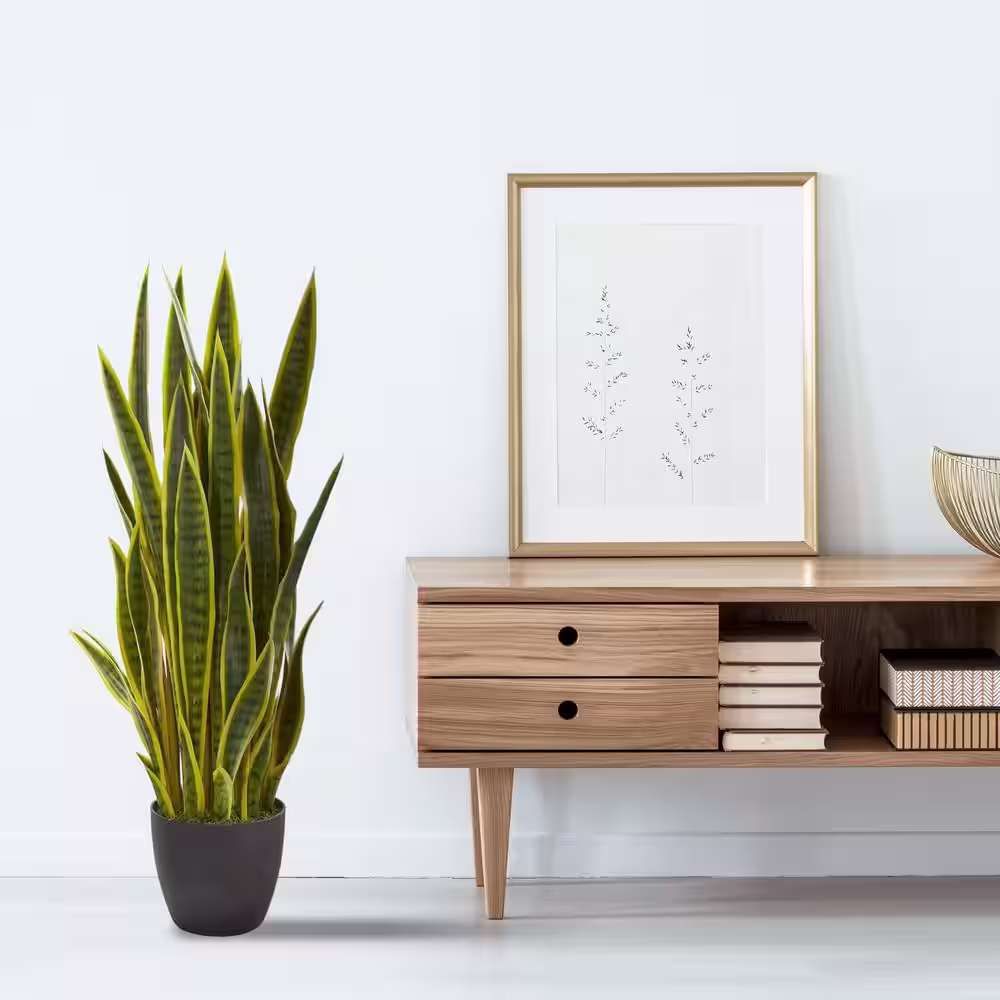 Nearly Natural 38 In. Indoor Artificial Sansevieria Plant