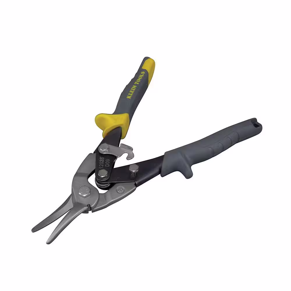 Klein Tools Straight-Cut Aviation Snips with Wire Cutter