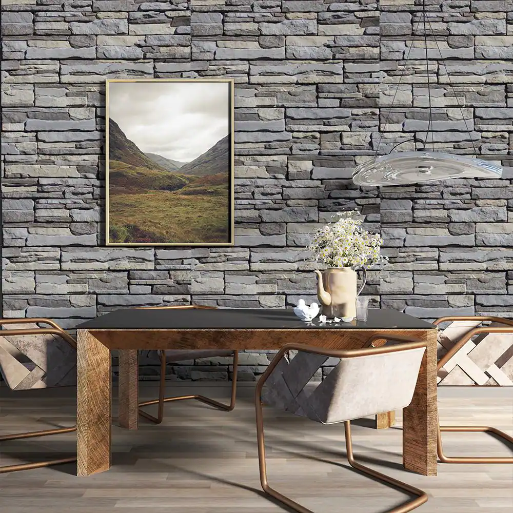 M-Rock P-Series 5 in. x 20 in. Grayson Ledge Stone Concrete Stone Veneer ( 4.9 sq.ft./bx)