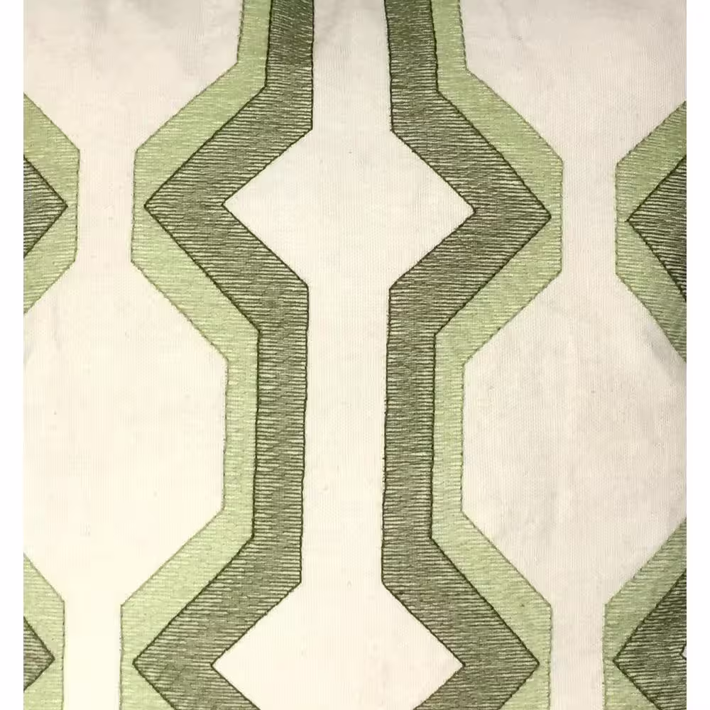 A & B Home Green 6.5 in. x 18 in. Throw Pillow