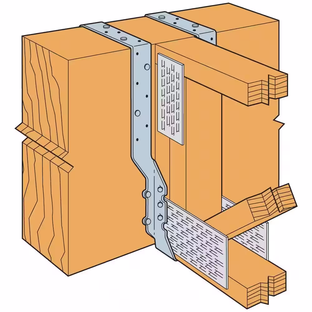 Simpson Strong-Tie THA 26 in. Galvanized Adjustable Hanger for 4x Floor Truss