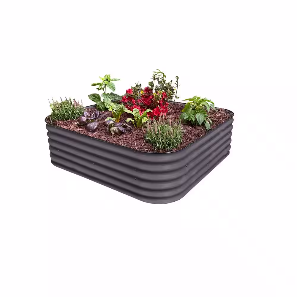 Frame It All 9-in-1 Modular Metal Raised Garden Bed Kit