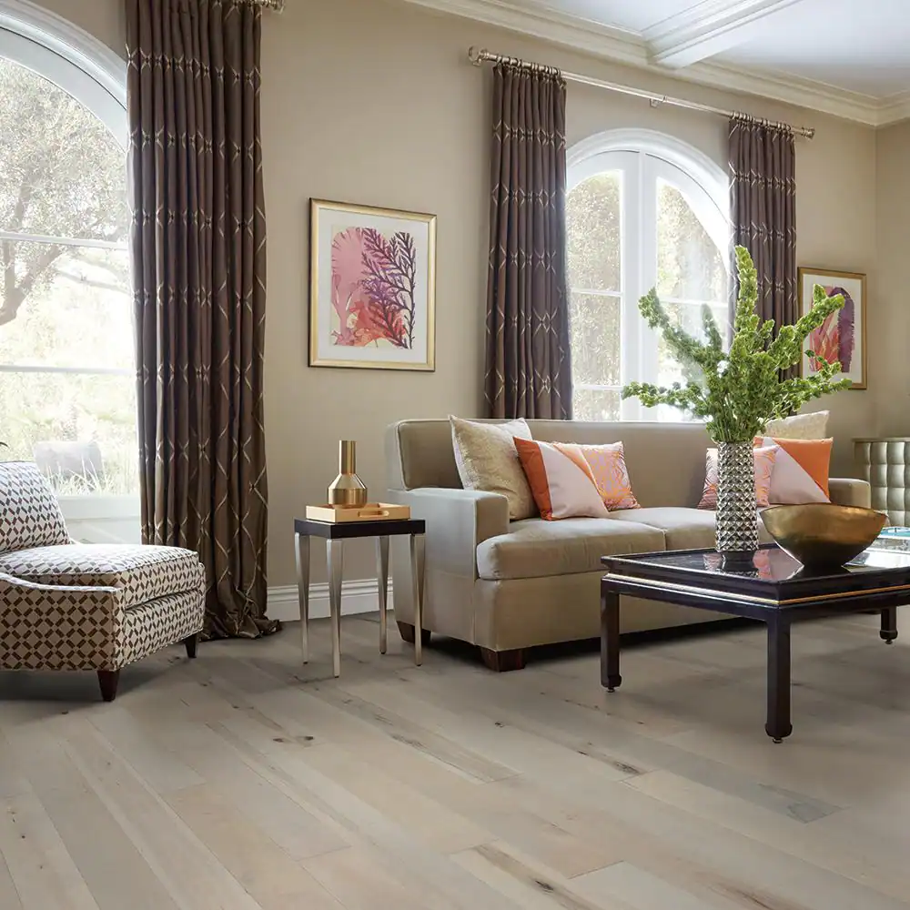 Malibu Wide Plank Salinas Maple 3/8 in. T x 6.5 in. W Water Resistant Wire Brushed Engineered Hardwood Flooring (23.6 sq. ft./case)