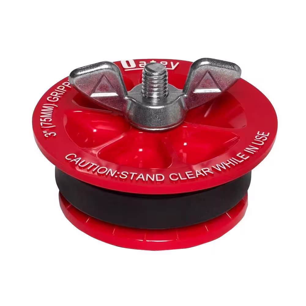 Oatey Gripper 3 in. and 4 in. Plastic Mechanical Test Plug Combo Pack