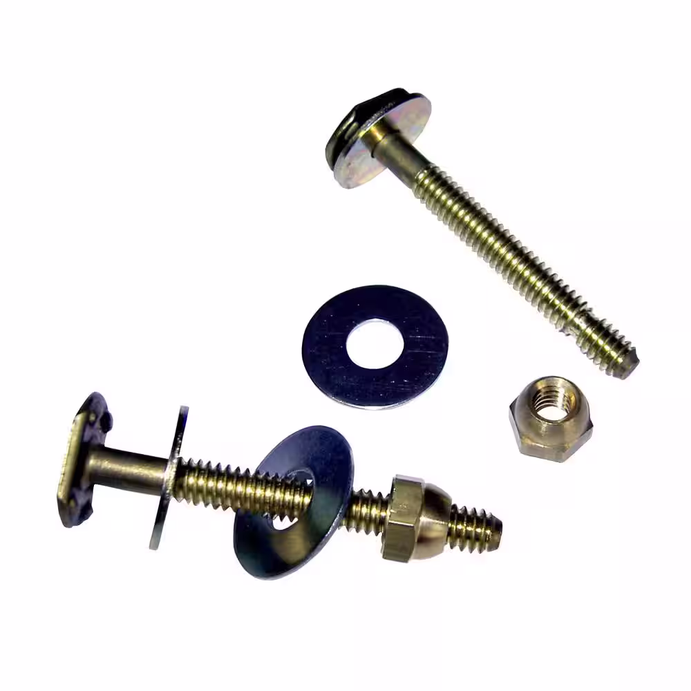 Hercules Johni-Bolts 1/4 in. x 2-1/4 in. Brass Toilet Bolts