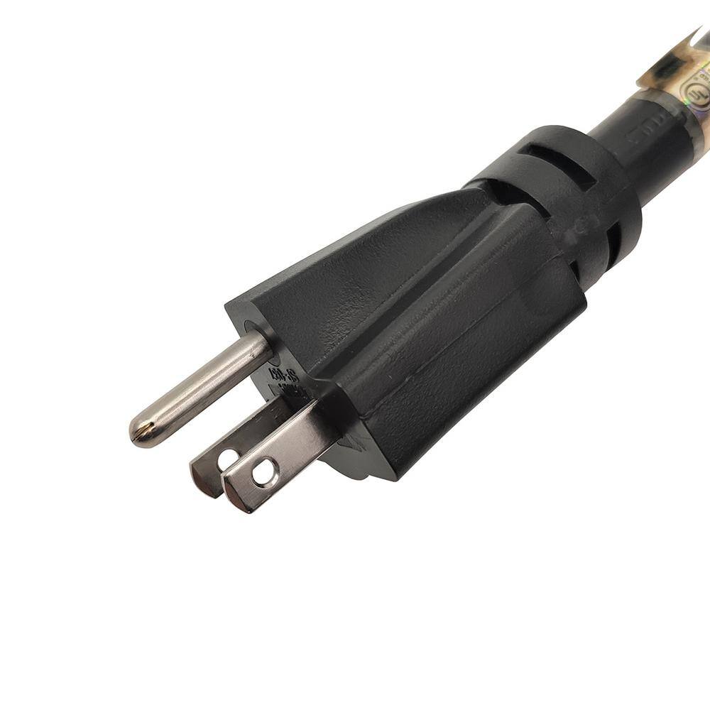 parkworld 100 ft. 12/3 Household Regular 15 Amp NEMA 5-15P Plug to Tri-Outlets (3) 5-15R Adapter Extension Cord