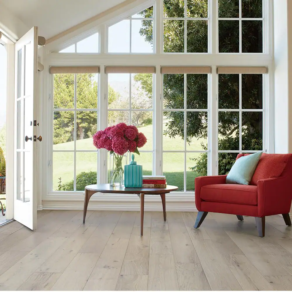 Malibu Wide Plank Mavericks French Oak 1/2 in. T x 7.5 in. W Water Resistant Wire Brushed Engineered Hardwood Flooring(1398.6 sqft/pallet)