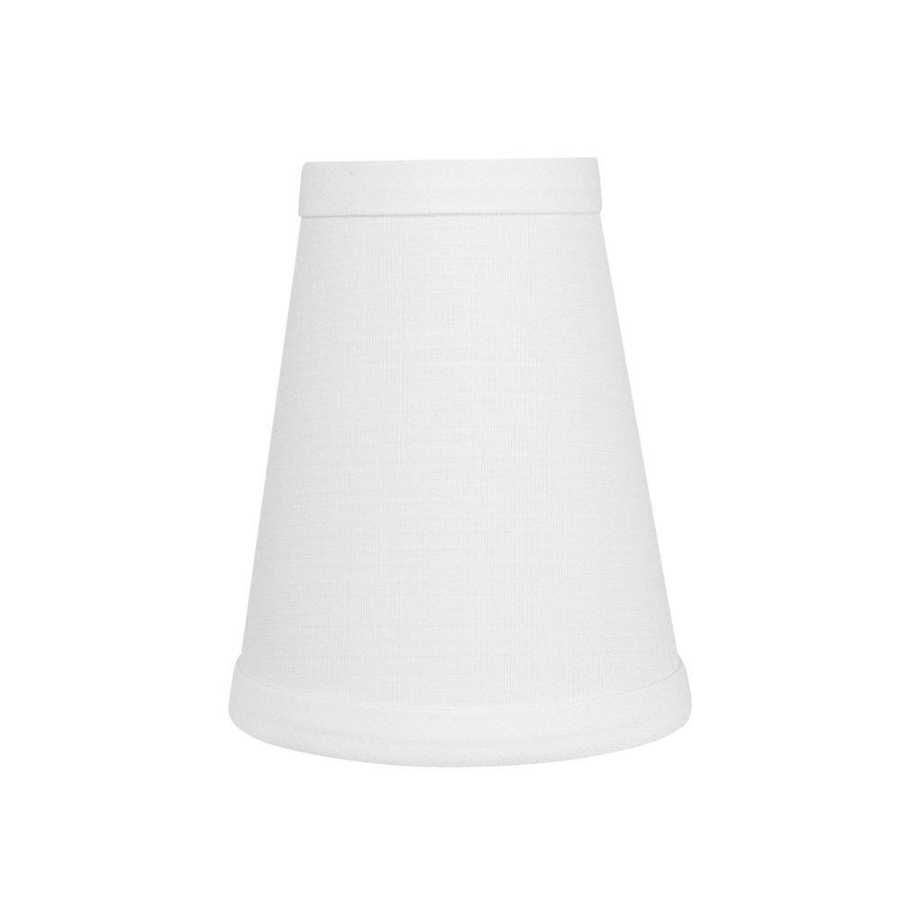 Aspen Creative Corporation 4 in. x 5 in. Off White Hardback Empire Lamp Shade (9-Pack)