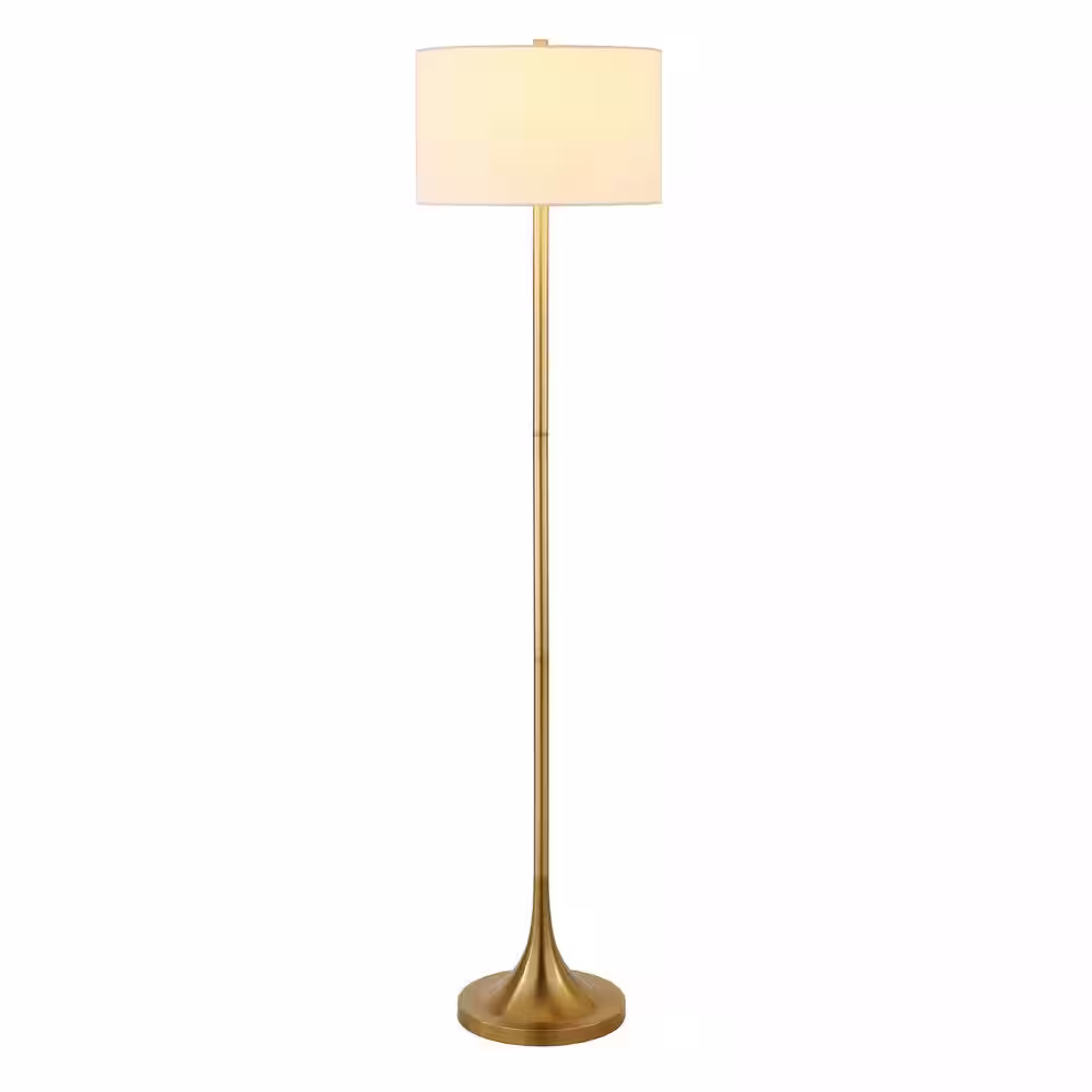 Meyer&Cross Josephine 62 in. Brass Floor Lamp