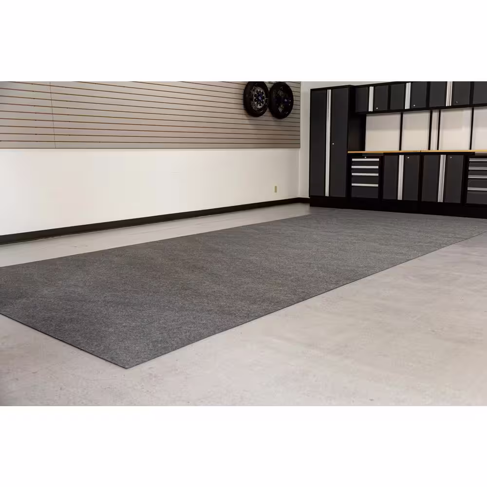 G-Floor Drip and Dry Absorbent Mat 7 .5 ft. W x 22 ft. L Commercial Vinyl Garage Flooring