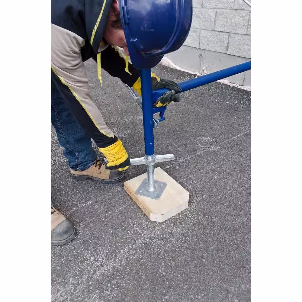MetalTech 10 ft. Galvanized Steel Safety Guard Rail, Tool/Equipment for Exterior Construction Scaffolding