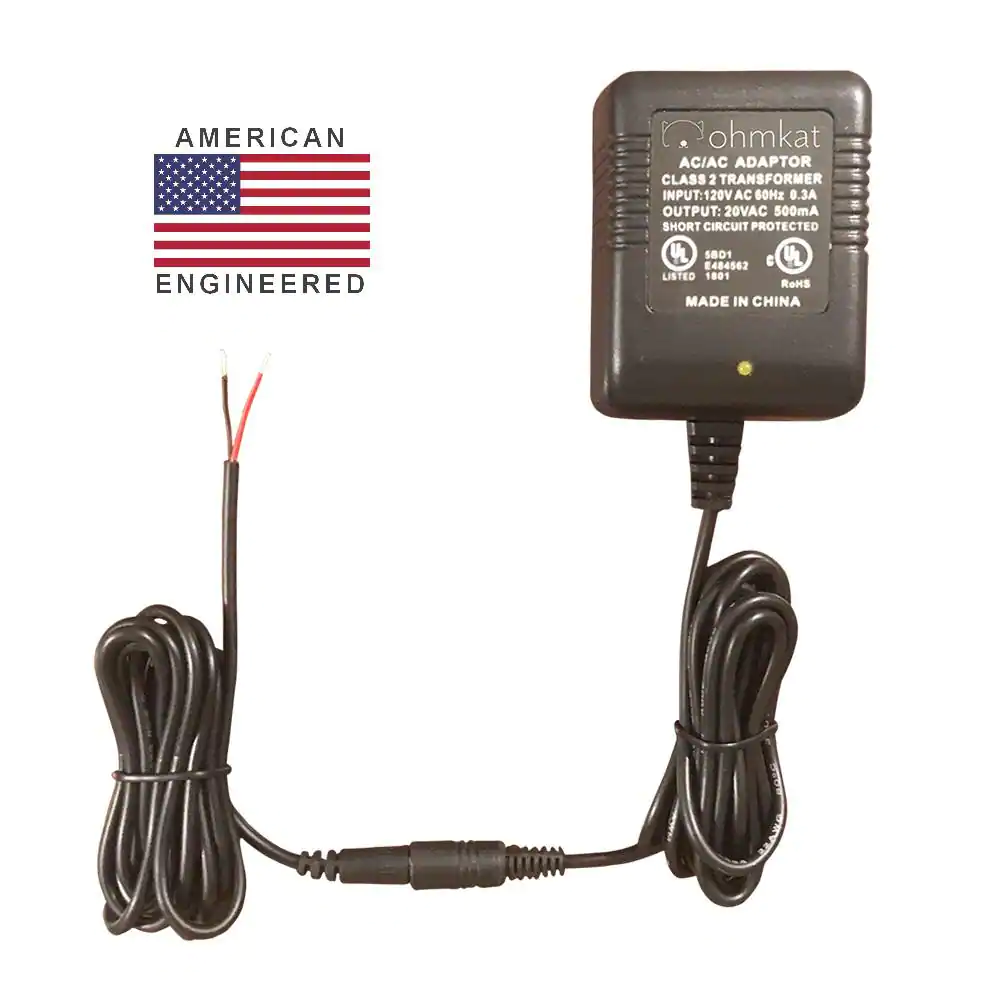 None Video Doorbell Power Supply - Compatible with Ring 2 & 3 (Black)