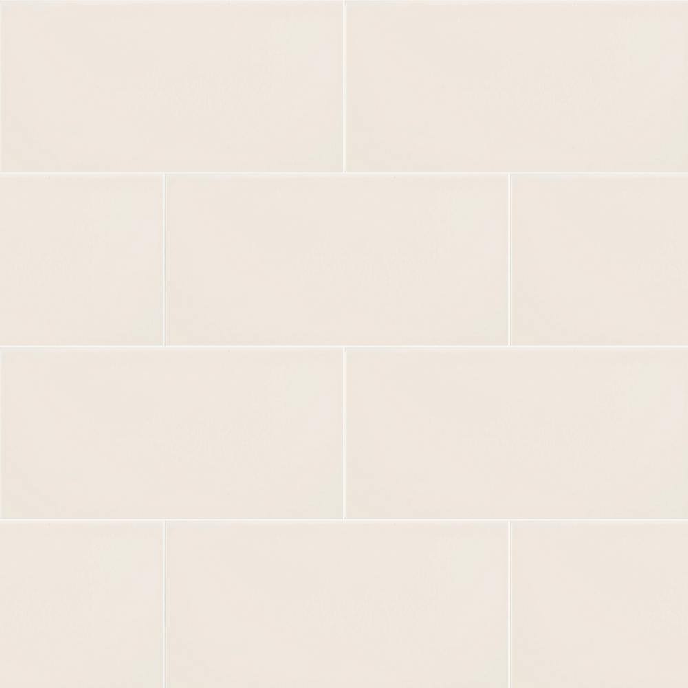 None Streamline Buff Matte 3 in. x 6 in. Ceramic Wall Tile (11.19 sq. ft. / Case)