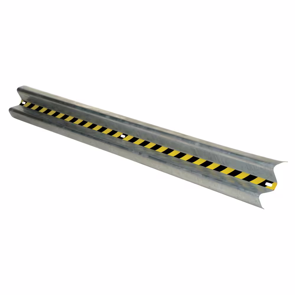 Vestil 144 in. Galvanized Steel Guard Rail