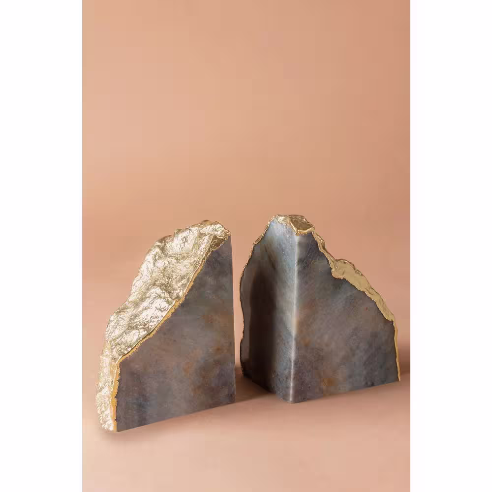 None Dazzle Aventurine Bookends - Set of 2