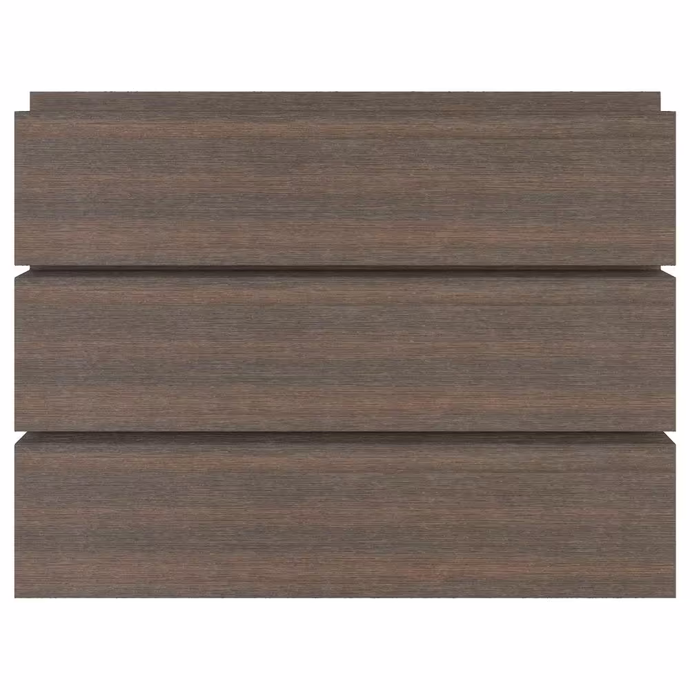 NewTechWood Shadowline All Weather System 6.7 in. x 96 in. Composite Siding in Brazilian Ipe