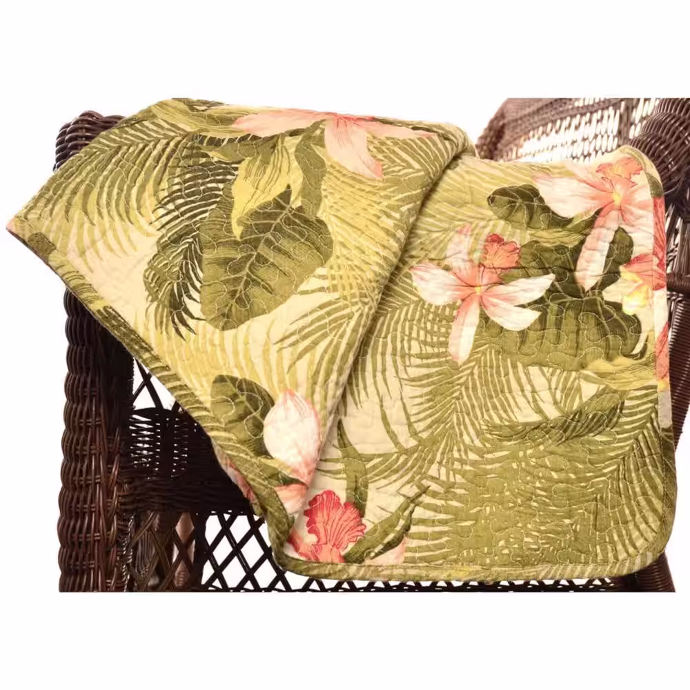 Tommy Bahama Tropical Orchid Cotton 70 in. L
