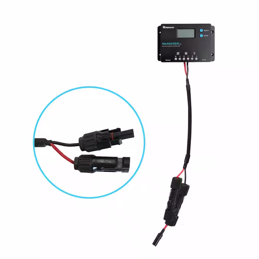Renogy Solar Panel Connectors to Alligator Clips for a Mobile System