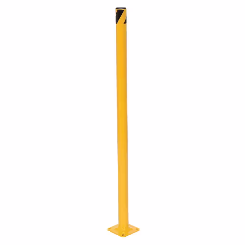 Vestil 36 in. X 1.5 in. Yellow Steel Pipe Safety Bollard