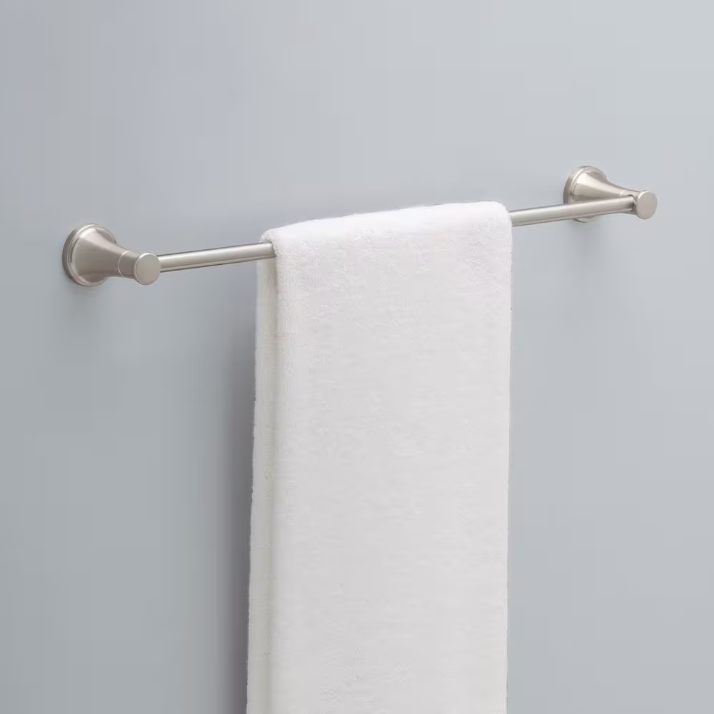 Delta Casara 24 in. Wall Mount Towel Bar Bath Hardware Accessory in Brushed Nickel
