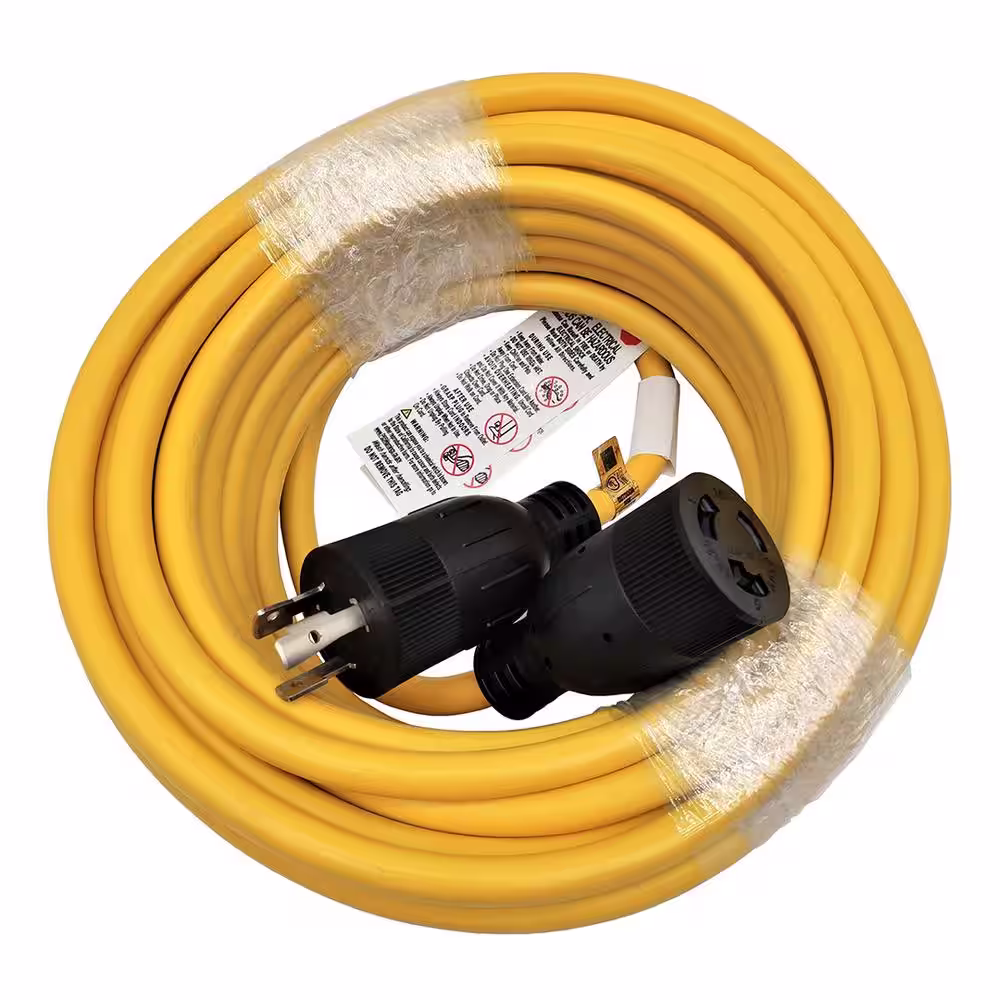 parkworld 50 ft. SJTW 12/3 20 Amp 250-Volt Twist Lock NEMA L6-20 Extension Cord