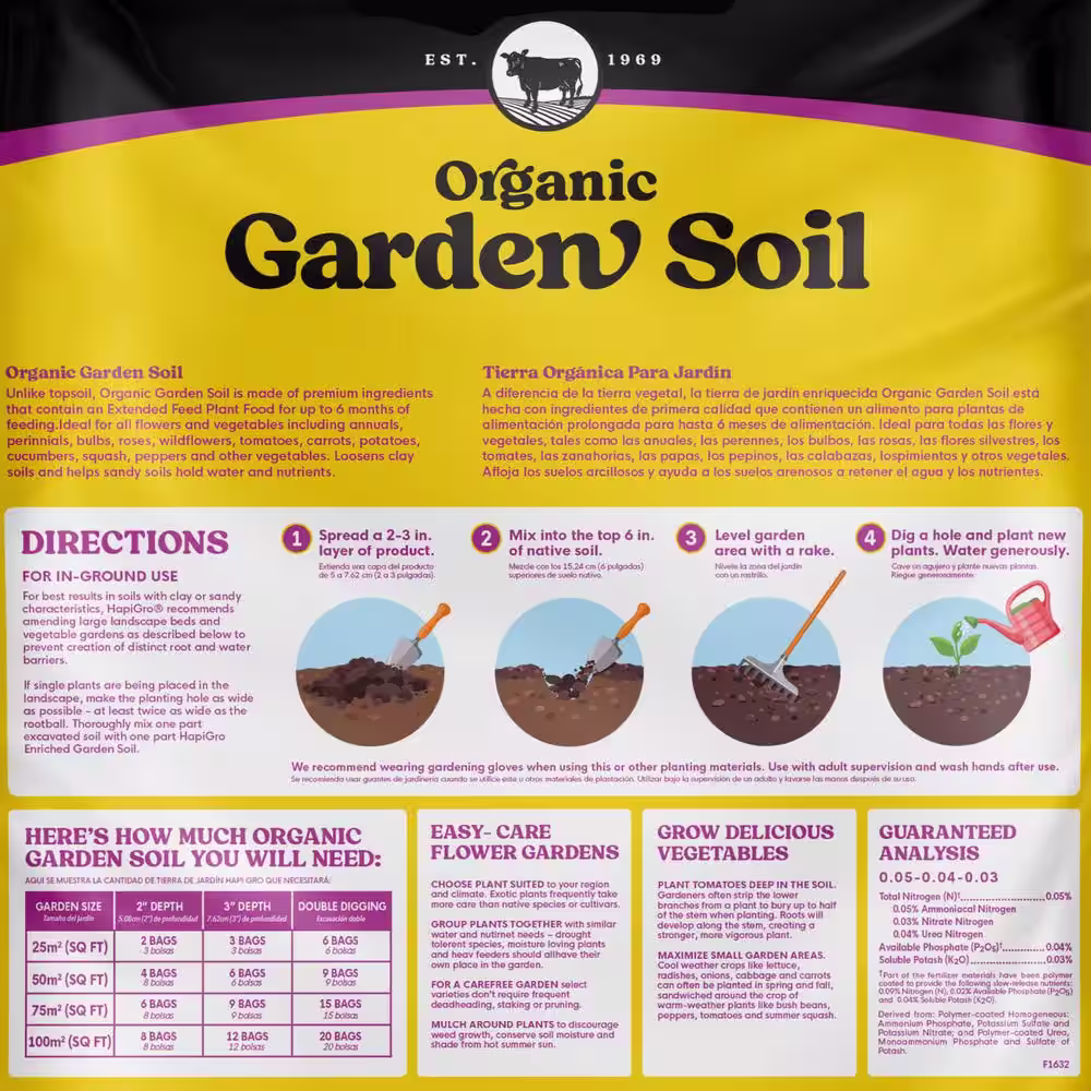 Black Kow 1.5 cu. ft. Organic Garden Soil