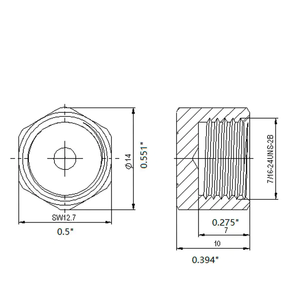 Everbilt 1/4 in. OD Compression Brass Cap Fitting