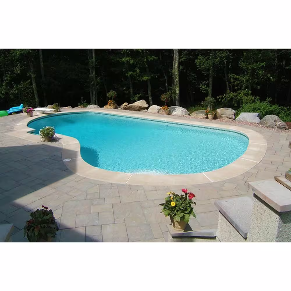 Nantucket Pavers Patio-on-a-Pallet 18 in. x 18 in. Concrete Gray Variegated Traditional Yorkstone Paver (64 Pieces/144 Sq Ft)