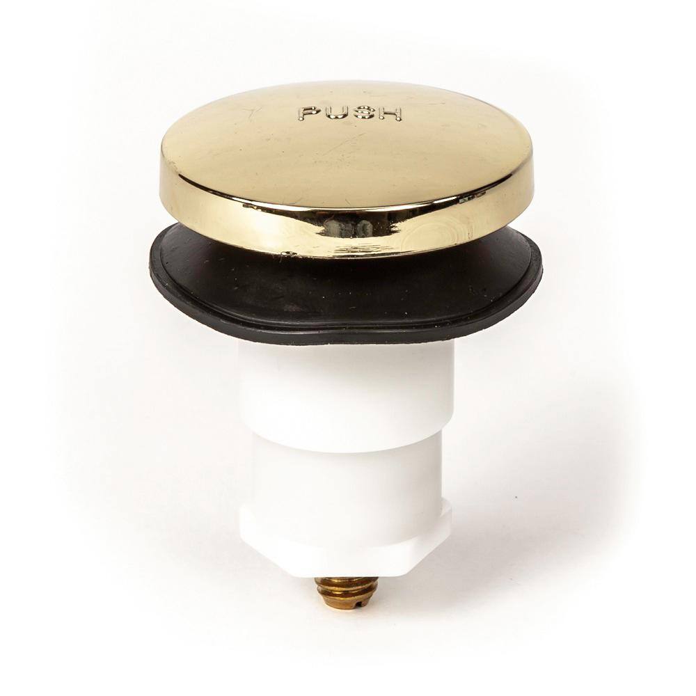 PF WaterWorks Toe Touch Bathtub Stopper PB