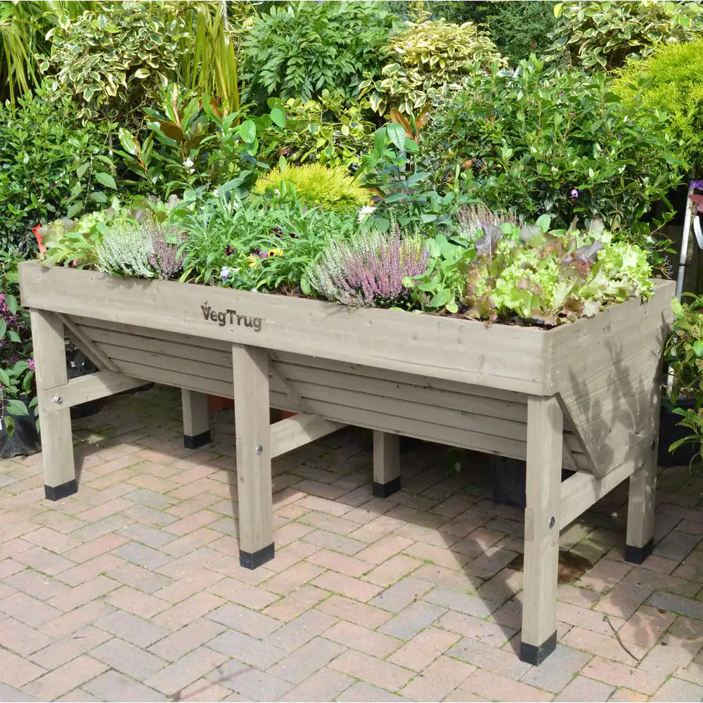 VegTrug 1.8 m Wooden Raised Bed Planter