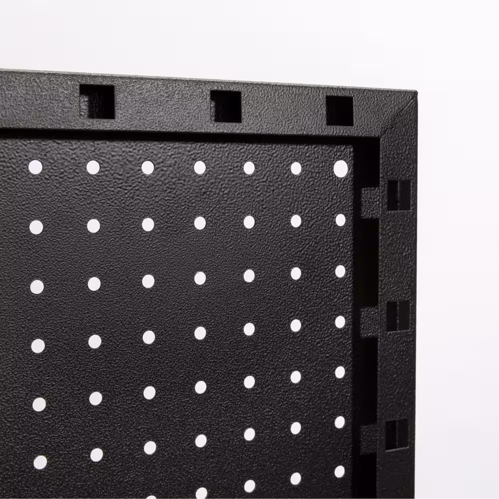 DEWALT 71 in. H x 24 in. W Pegboard Black Metal Kit for DXST10000 6 ft. Industrial Storage Rack