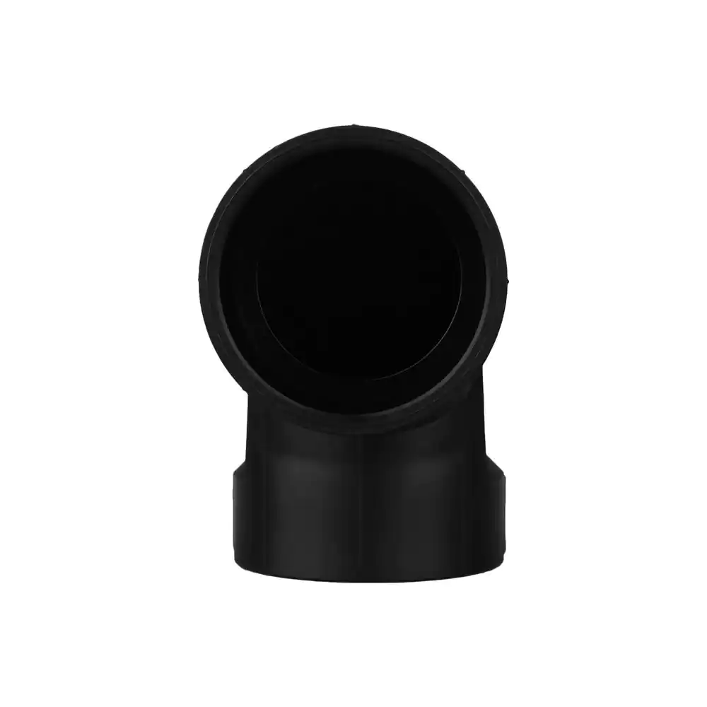 Charlotte Pipe 1-1/2 in. Acrylonitrile Butadiene Styrene (ABS) DWV 90-Degree Hub x Hub Elbow Fitting