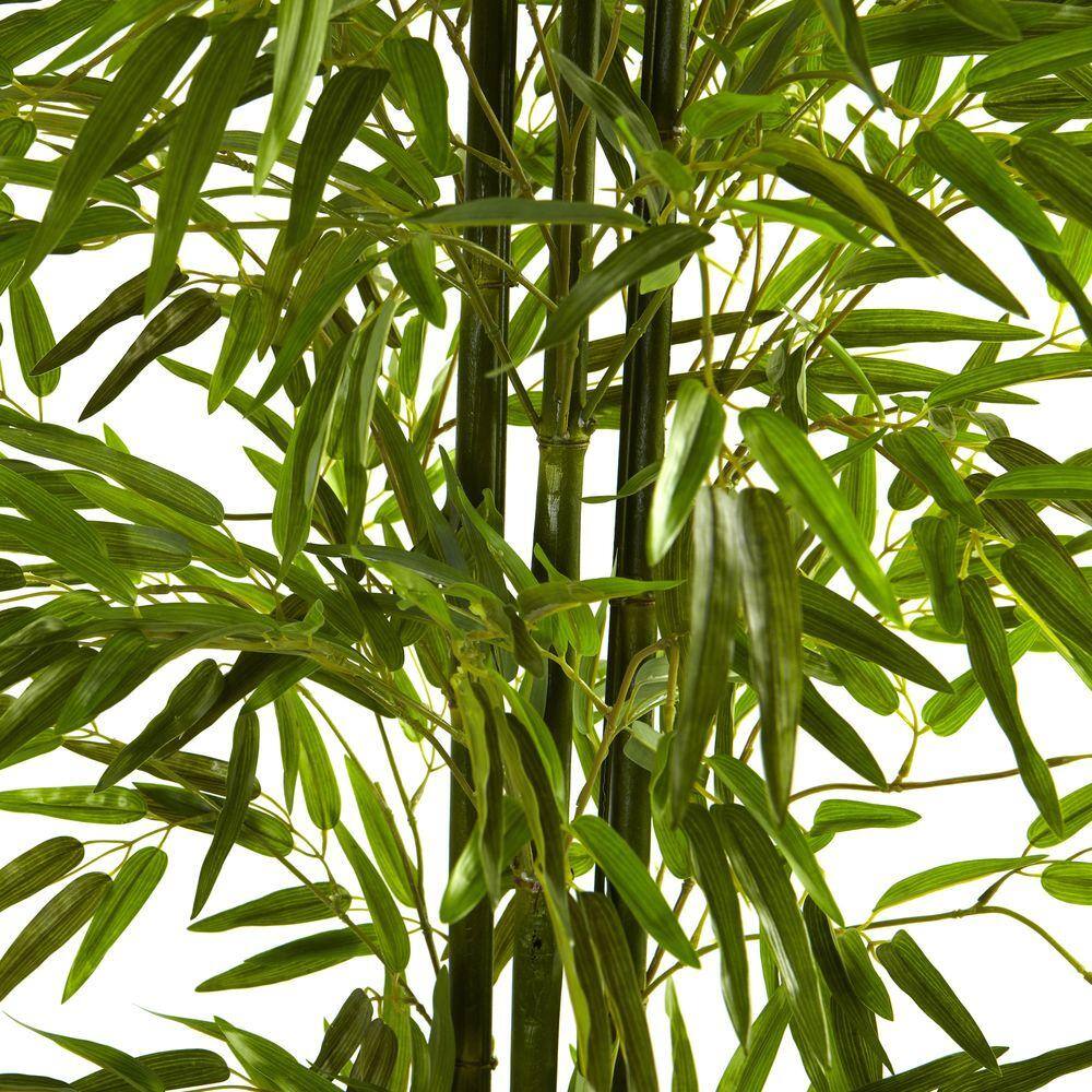 Nearly Natural 6 ft. Artificial UV Resistant Indoor/Outdoor Bamboo Tree