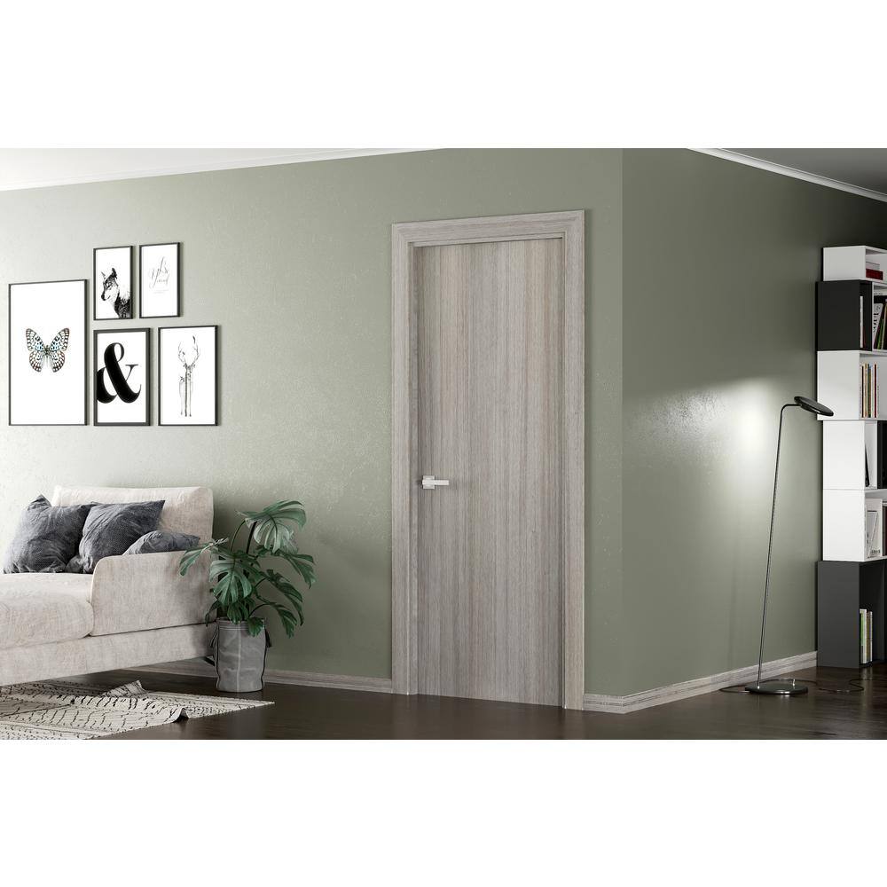 Belldinni Viola 24 in. x 80 in. Left-Handed Solid Core Shambor Wood Composite Single Prehung Interior Door