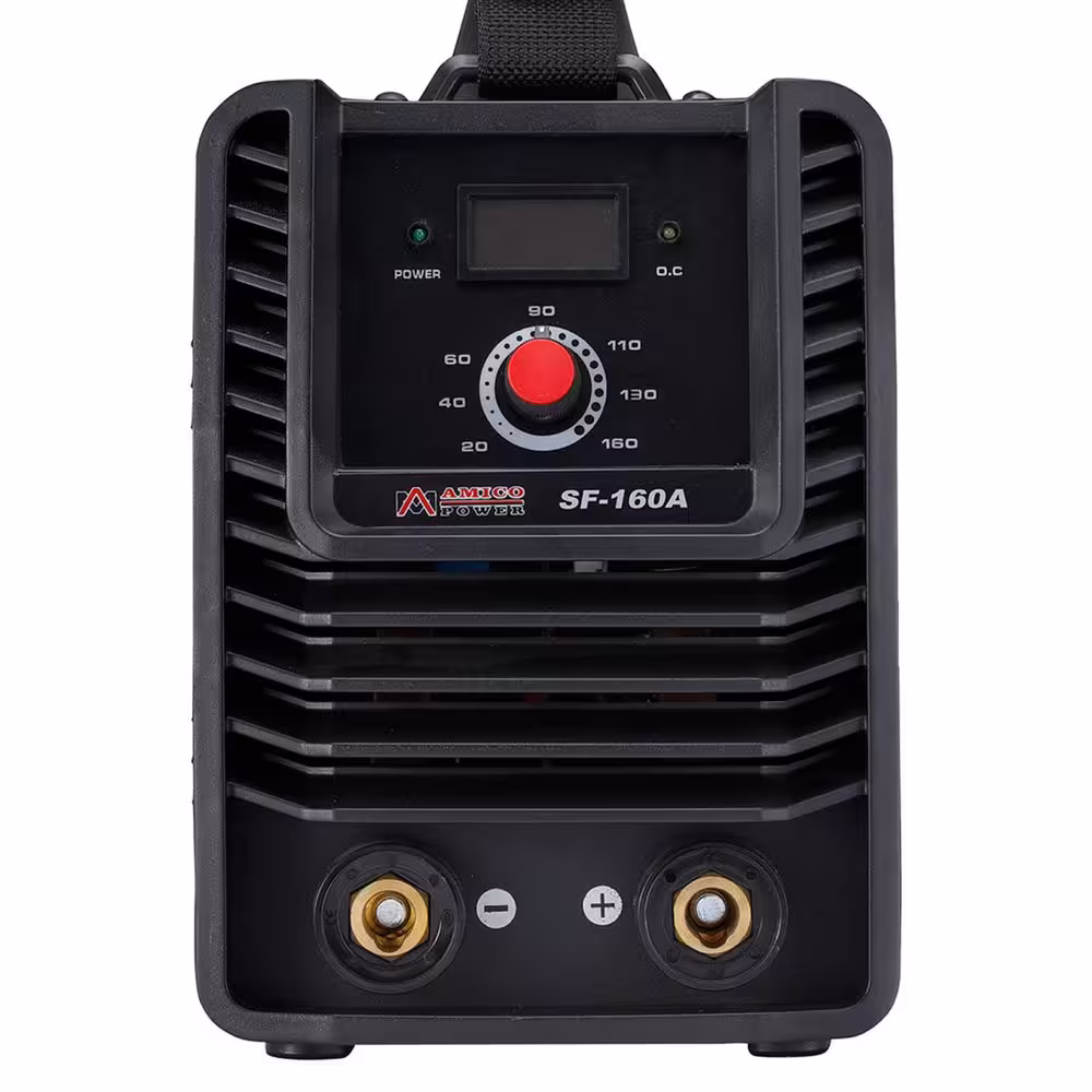 AMÂ AMICO ELECTRIC 160 Amp Stick Arc MMA DC Welder, 110-Volt and 230-Volt Dual Voltage IGBT Digital Inverter Welding Machine