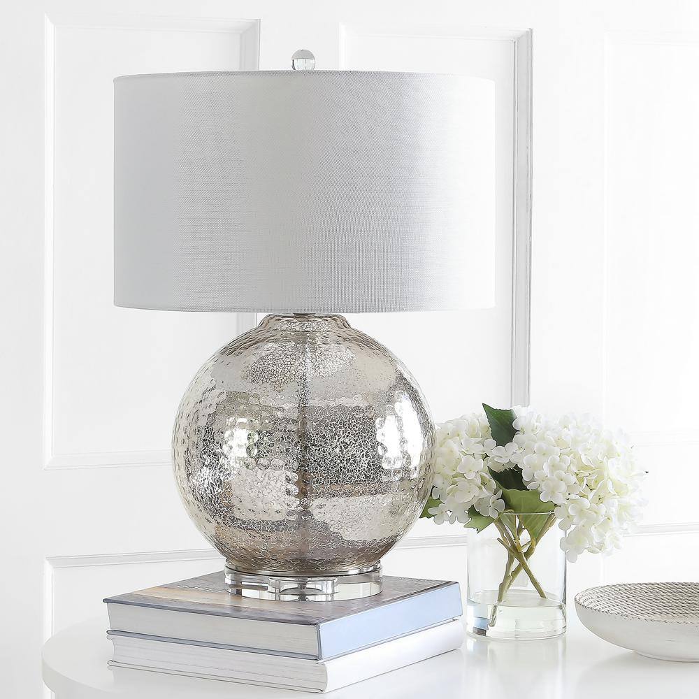 SAFAVIEH Adalius 24.5 in. Mercury Table Lamp