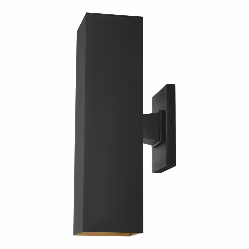Generation Lighting Pohl Large 2-Light Black Outdoor Wall Lantern