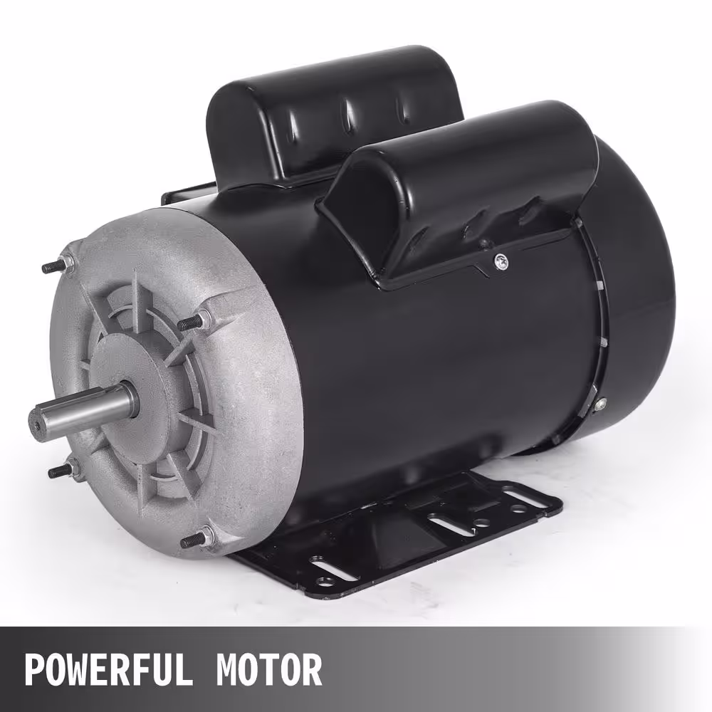 VEVOR 1.5 HP Air Compressor Motor 5/8 in. Shaft TEFC Electric Motor 3450 RPM Reversible Single Phase 56 Frame 115/230-Volt