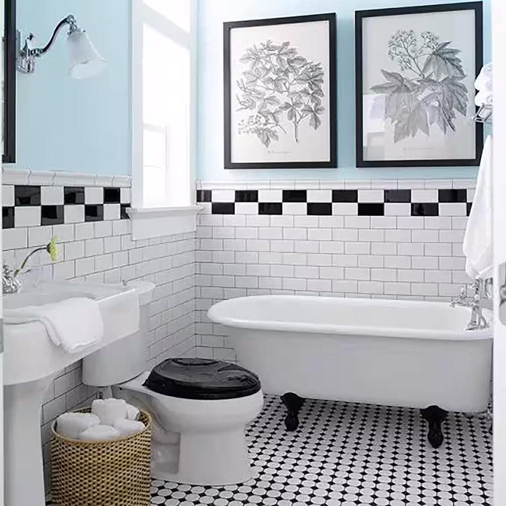Merola Tile Park Slope Subway Glossy Black 3 in. x 6 in. Ceramic Wall Tile (11.18 sq. ft./Case)
