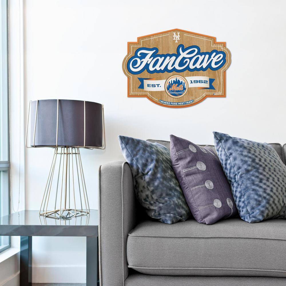YouTheFan MLB New York Mets Fan Cave Decorative Sign