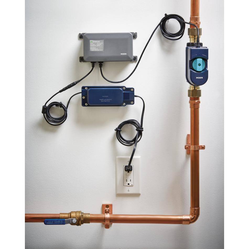 MOEN Flo 1.25 in. Smart Water Monitor and Automatic Water Shut Off Valve